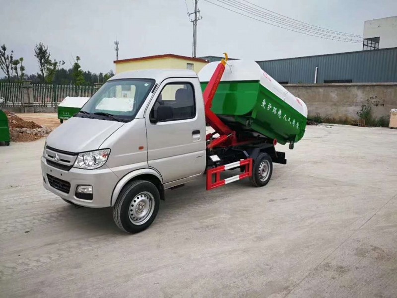 長(zhǎng)安3方勾臂式垃圾車（單輪）