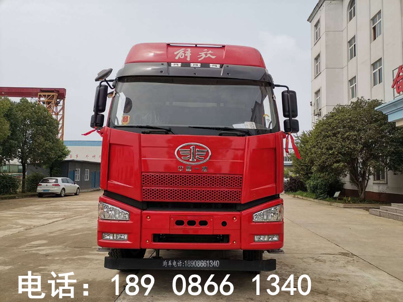 解放J6前四后八平板運輸車圖片